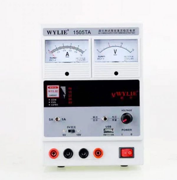 WYLIE-1505TA-220V-15V-5A-Regulated-Power-Supply-Digital-LED-Display-DC-Power-Supply-for-Mobile منبع تغذیه WYLIE 1505TA