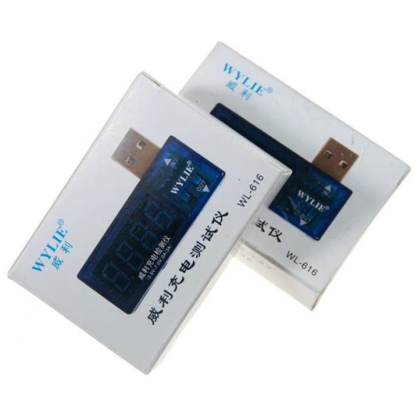 تستر یو اس بی وایلی - WYLIE Digital USB Tester WYLIE wl 616 600x600 - تستر یو اس بی وایلی - WYLIE Digital USB Tester