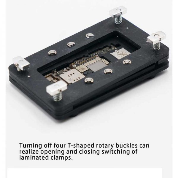 S12-1-phone-Motherboard-PCB-locking-jig-platform-positioning-fixture-for-iPhone-X-XS-MAX-logic-board گیره نگهدارنده iPhone X XS – مدل S12