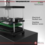 نگهدارنده و پرس حرارتی السیدی و درب پشت  2UUL DA05 HEATPRESS