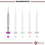 پیچ گوشتی T2 -  ضد ضربه برند ۲UUL برای تعمیرات موبایل - ۶ پر