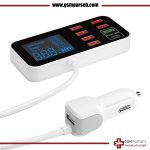 مولتی شارژر 8 پورت فندکی ماشین مدل A9S+