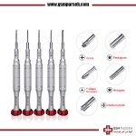 پیچ گوشتی جی سی در پنج مدل (آچار JC)