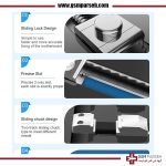 گیره همه کاره JC Aixun FT12 نگهدارنده مادربرد و آی سی آیفون و اندروید - Image 2