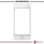 گلس تعمیراتی آیفون IPHONE 6 با OCA با فریم اورجینال سفید