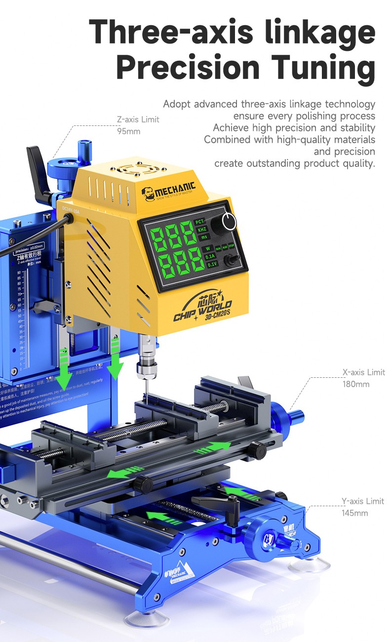 دستگاه CNC مکانیک - دستگاه سی ان سی MECHANIC Chip Grinder Machine