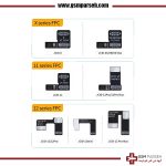 فلت های جدید non-removal Face ID برای آیفون X-12PM برند JC