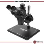 لوپ ۳ چشم (میکروسکوپ)  Soptop مدل #9 - میزکار آهنی بزرگ