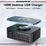 مولتی شارژر فست شارژ 9 پورت 140 وات مدل WLX-818DP - Image 2