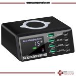 مولتی شارژر 8 پورت وایرلس دار مدل WLX-X9D