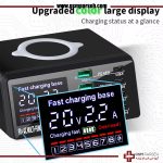 مولتی شارژر 8 پورت وایرلس دار مدل WLX-X9D - Image 3