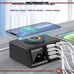 مولتی شارژر 8 پورت وایرلس دار مدلWLX-X9M - Image 4