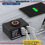 مولتی شارژر 8 پورت وایرلس دار مدلWLX-X9M - Image 2