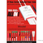 پراپ شارژر و شوک باتری و برد شارژر گوشی آیفون +power cable you-908