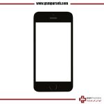 گلس تعمیراتی آیفون IPHONE 5S با OCA با فریم اورجینال