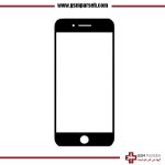 گلس تعمیراتی آیفون  IPHONE 8 Plus با OCA با فریم اورجینال