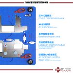 گیره Mijing K35 نگهدارنده برد همراه شابلون طبقات سری آیفون ۱۲ - Image 4
