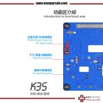 گیره Mijing K35 نگهدارنده برد همراه شابلون طبقات سری آیفون ۱۲ - Image 3
