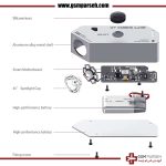 لامپ یو وی - لامپ خشک کن نور ماوراء بنفش شارژی  - UV Lamp برند 2UUL - Image 2