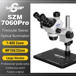 لوپ ۳ چشم (میکروسکوپ) Soptop مدل 7050Pro