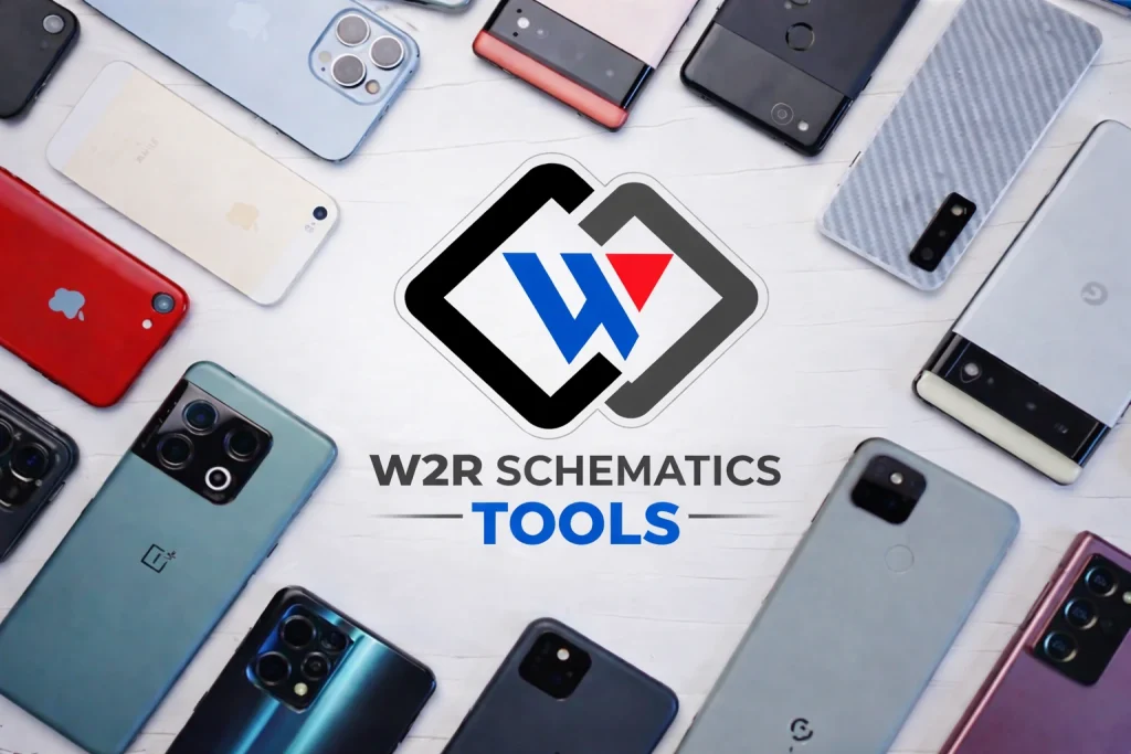 اکانت نقشه‌خوانی W2R Solutions | نرم‌افزار تخصصی تعمیرات موبایل