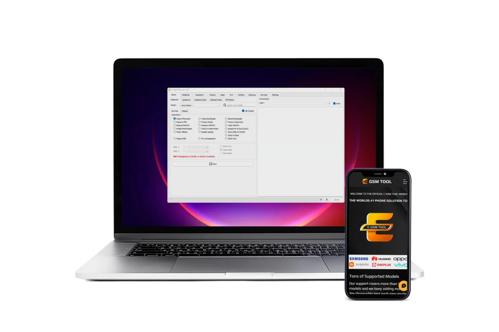 فعال‌سازی E-GSM Tool | نرم‌افزار تخصصی تعمیرات موبایل